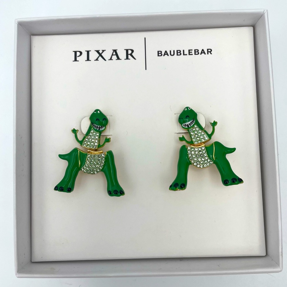 Disney Pixar Baublebar Rex Earrings NIB